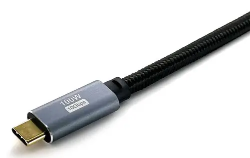 128359 Cable USB 3.2 Gen 2 C a C, M/M, 3,0m, PD100W , 4K/60Hz, 10Gbps, Negro - Imagen 4