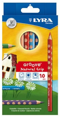 Groove laápiz de color Multicolor 10 pieza(s)