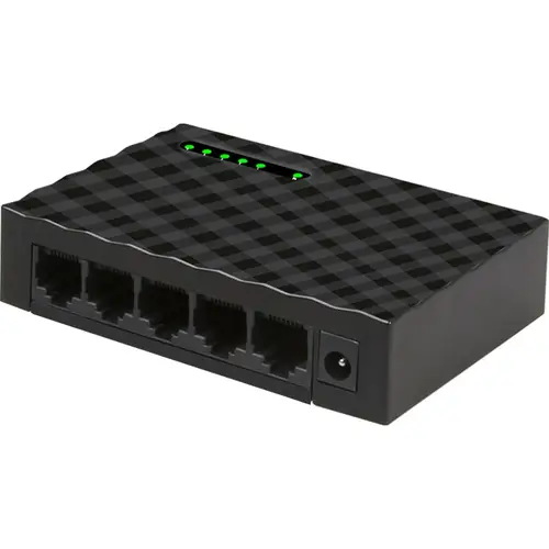 GES5000 No administrado Gigabit Ethernet (10/100/1000) Negro - Imagen 1