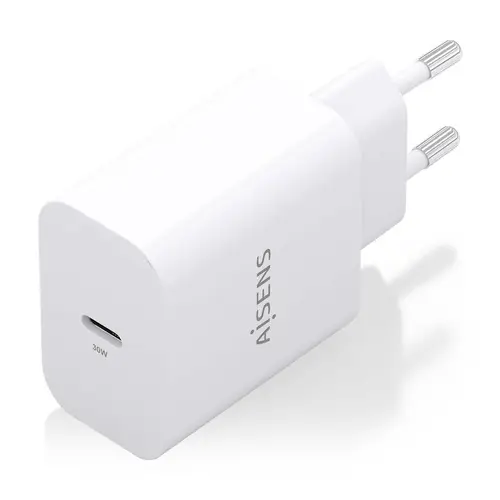Cargador GaN 30W, 1xUSB-C PD3.0, Blanco - Imagen 2