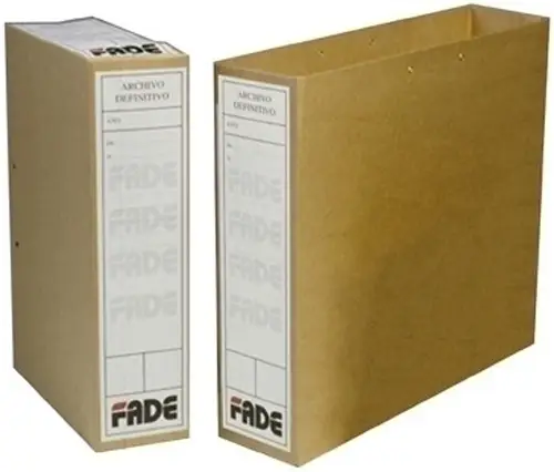 BOLSA ARCHIV.DEFINIT.FADE Fº con CINTAS - Pack de 100 unidades