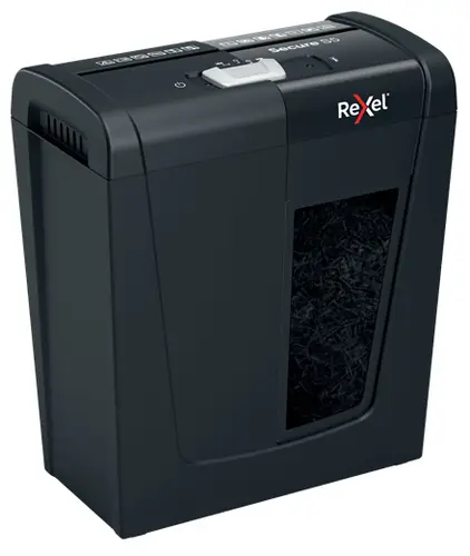 Secure S5 triturador de papel Corte en tiras 70 dB Negro - Imagen 3