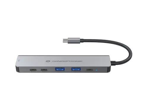 DONN33G base para portátil y replicador de puertos Alámbrico USB 3.2 Gen 1 (3.1 Gen 1) Type-C Plata - Imagen 4