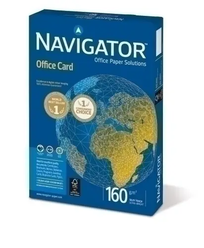 PAPEL A3 NAVIGATOR 160g 250h OFFICE CARD