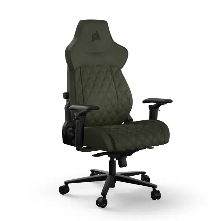 TC500 LUXE Silla para videojuegos de PC Asiento acolchado Verde - Imagen 1