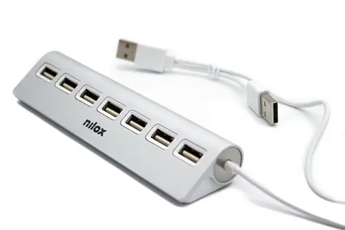 HUB sobremesa de aluminio con 7 puertos USB 2.0 - Imagen 6