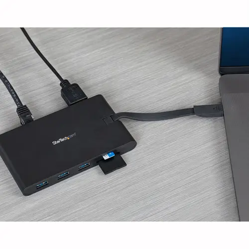 Docking Station USB-C con HDMI y VGA - para Mac y Windows -3x USB 3.0 - SD / micro SD - PD 3.0 - Adaptador USB C a USB 3.0 - Imagen 8