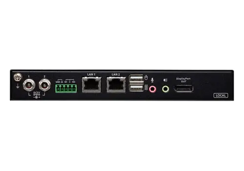 1 switch KVM a través de IP DisplayPort 4K de un solo puerto para acceso a recurso compartido local/remoto - Imagen 2