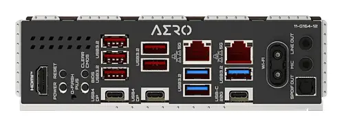 X870E AERO X3D DARK WOOD Placa Base  Compatible con CPUs AMD Ryzen 9000, VRM digital de 16+2+2 fases, hasta 9000 Hz DDR5 (OC), 2x PCIe 5.0 + 2x PCIe 4.0, Wi-Fi 7, LAN 5 GbE, USB 4 - Imagen 6