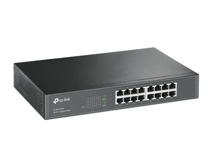TL-SG1016D No administrado Gigabit Ethernet (10/100/1000) Negro