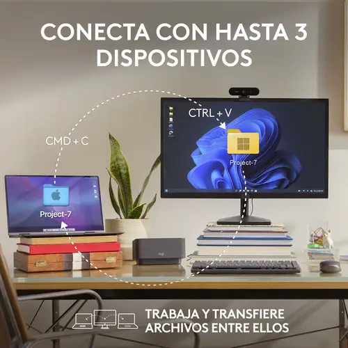910-006929 ratón Oficina mano derecha RF Wireless + Bluetooth Laser 8000 DPI - Imagen 17