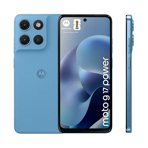 moto g17 power 17,1 cm (6.72") Ranura híbrida Dual SIM Android 15 USB Tipo C 4 GB 256 GB 6000 mAh Azul - Imagen 2