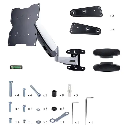 Soporte VESA de Pared para TV de 23 a 55 Pulgadas - Soporte Mural VESA - Ajustable con Movimiento Total - Brazo Colgador para Televisor - 30kg - Inclinación - Giro - Imagen 10