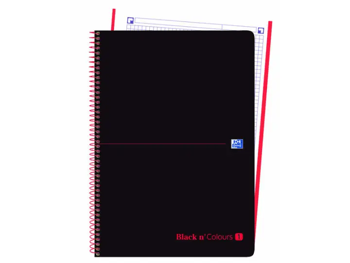 OXF CUADERNO 1T A4+80H 5x5 ROJ 400088241