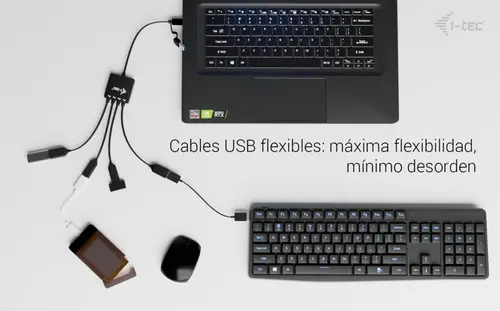 USB-C/USB-A Cable HUB 4 port (2x USB-C, 2x USB-A) - Imagen 9