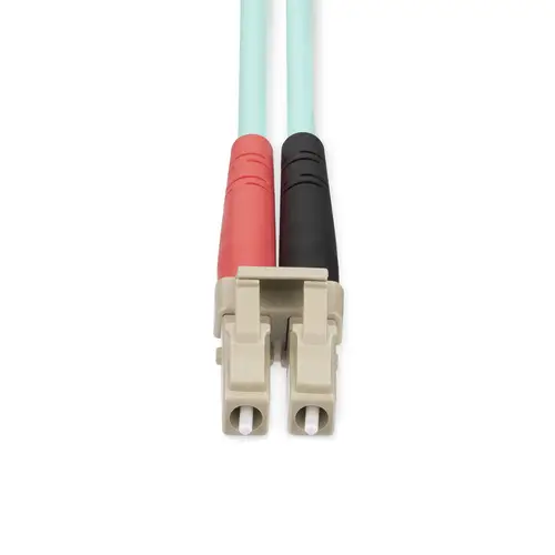 Cable 20m de Fibra Óptica Multimodo Dúplex LC/UPC a LC/UPC OM4 - LSZH - 50/125µm - LOMMF/VCSEL - para Redes de 100G - Low Insertion Loss - LSZH - Imagen 4