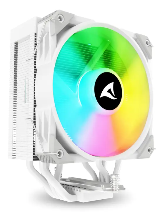 A50 RGB Procesador Refrigerador de aire 12 cm Blanco 1 pieza(s)