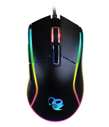 DeepDarth ratón Juego USB tipo A Óptico 6400 DPI - Imagen 8
