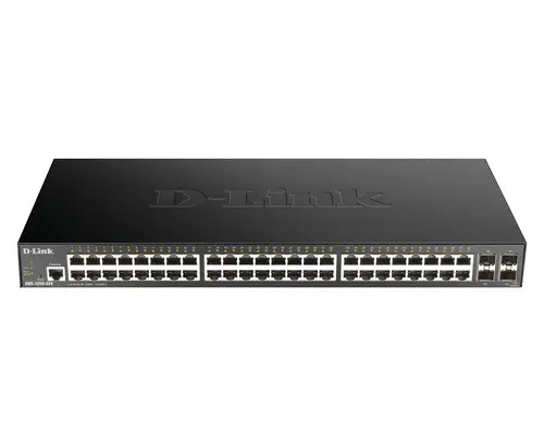 DGS-1250-52X switch Gestionado L3 Gigabit Ethernet (10/100/1000) Negro - Imagen 1