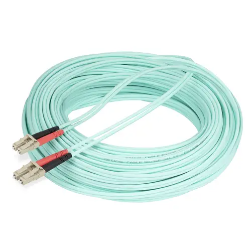 Cable 20m de Fibra Óptica Multimodo Dúplex LC/UPC a LC/UPC OM4 - LSZH - 50/125µm - LOMMF/VCSEL - para Redes de 100G - Low Insertion Loss - LSZH - Imagen 5