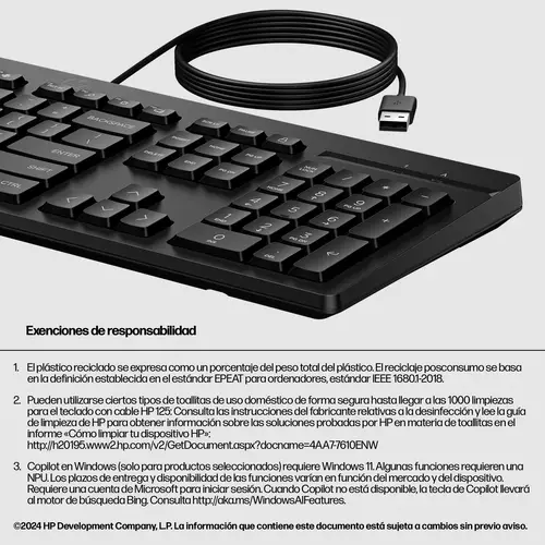Teclado con cable USB 125 G2 - Imagen 6