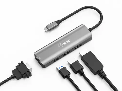 Adaptador USB-C a HDMI/DisplayPort/VGA/USB - Imagen 4