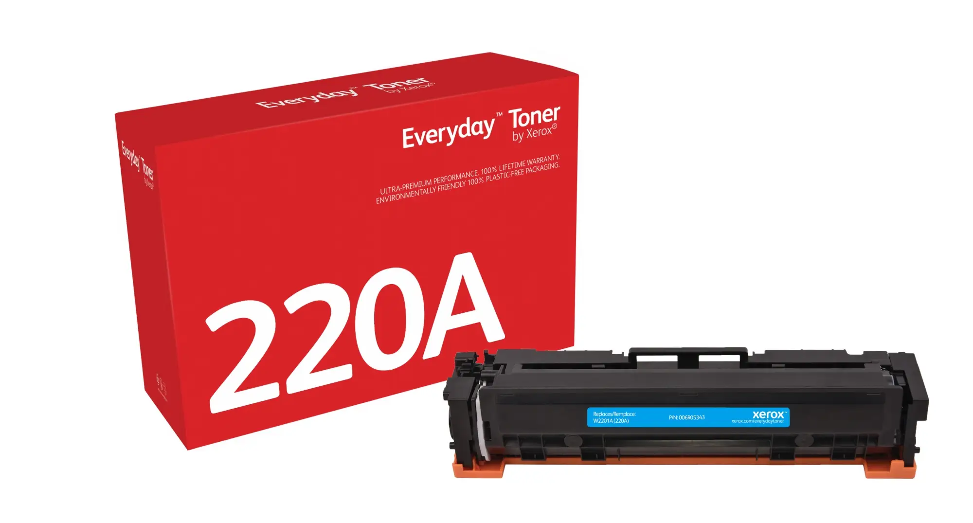 Everyday Toner Everyday Cian di Xerox compatibile con HP 220A (W2201A), Capacidad estándar