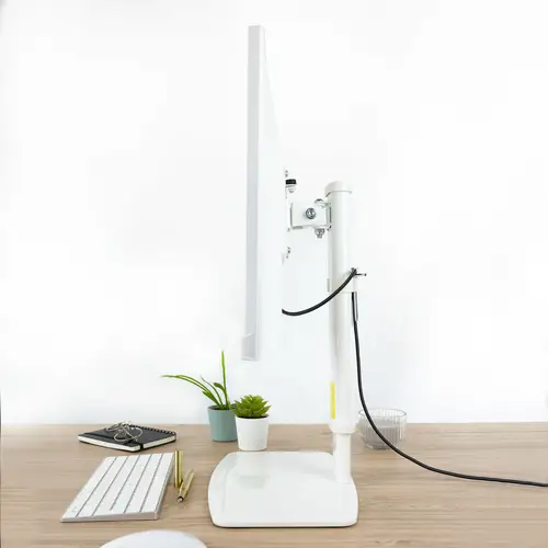 DB1127TN-W soporte para monitor 68,6 cm (27") Independiente Blanco - Imagen 11