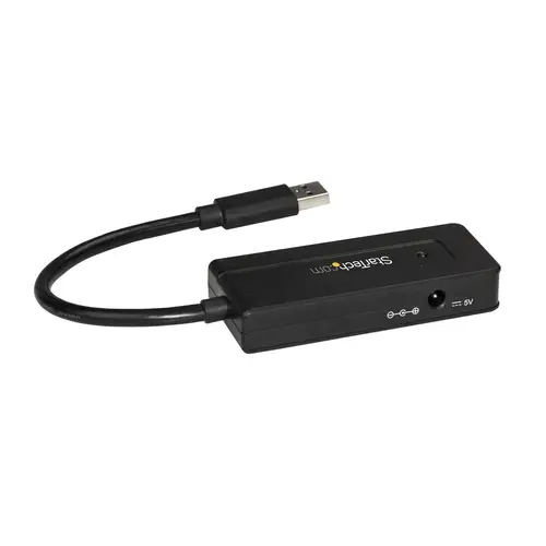 Hub Concentrador Portátil USB 3.0 SuperSpeed de 4 Puertos de 5Gbps con Carga Rápida - Ladrón USB 3.2 Gen 1 Tipo A - Alimentado por el Bus USB o Autoalimentado - Negro - Imagen 2