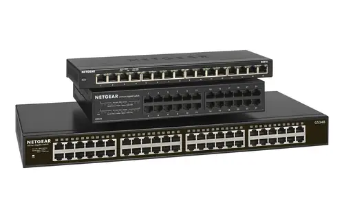 GS348 No administrado Gigabit Ethernet (10/100/1000) 1U Negro - Imagen 4