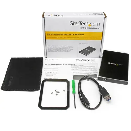 Caja USB 3.1 Gen 2 de 1 bahía de 2,5 pulgadas SATA III - Imagen 5