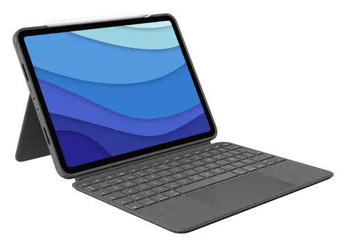 920-010145 teclado para móvil QWERTY Español Smart Connector Gris - Imagen 1