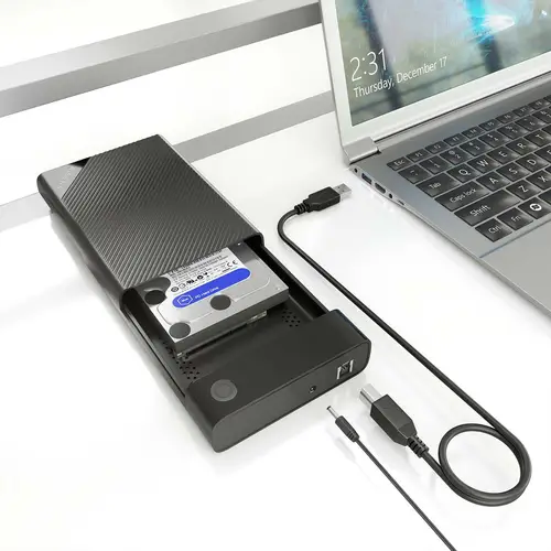 Caja Externa 3.5" ASE-3529B SATA A USB 3.0/USB3.1 Gen1, Negra - Imagen 6