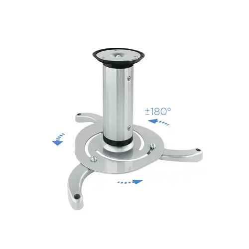 SOPORTE UNIVERSAL DE TECHO GIRATORIO 360º PARA PROYECTOR PLATA - Imagen 5