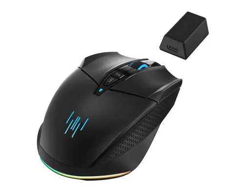 Predator Cestus 535 ratón Juego Ambidextro RF Wireless + Bluetooth Óptico 30000 DPI - Imagen 5