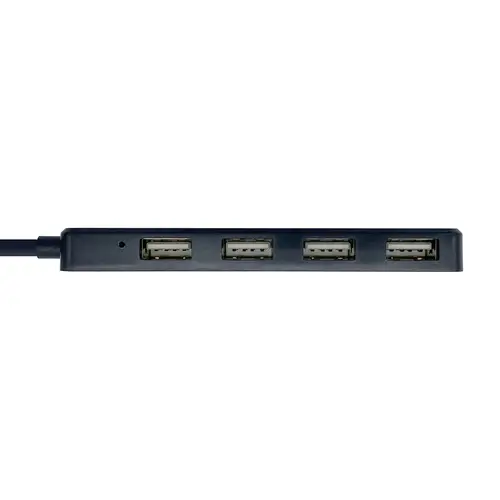 Hub USB 2.0, Tipo A/M - 4 x Tipo A/H, Negro, 30 cm - Imagen 2