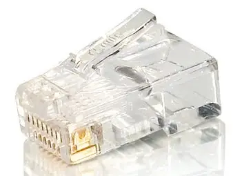 121140 conector RJ-45 (8P8C) Transparente