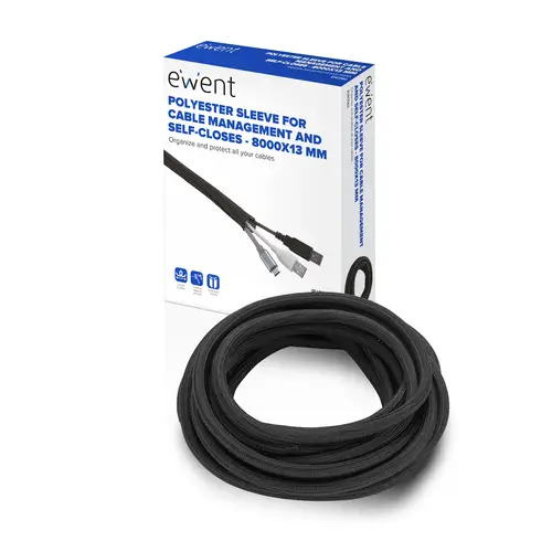 EW1561 organizador de cables Universal Pasacables Negro 1 pieza(s) - Imagen 1
