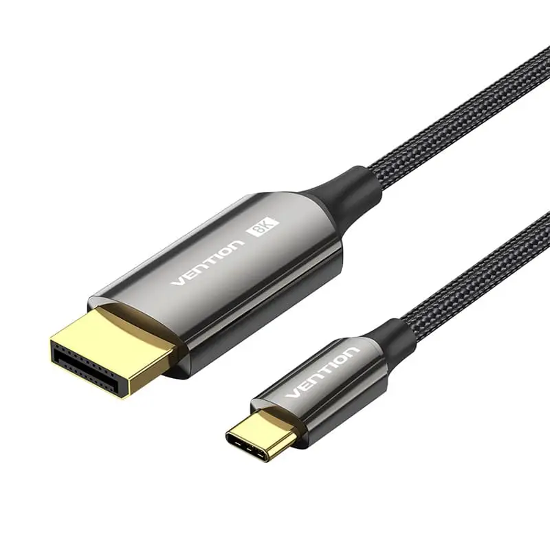 CRFBH adaptador de cable de vídeo 2 m USB Tipo C DisplayPort Negro
