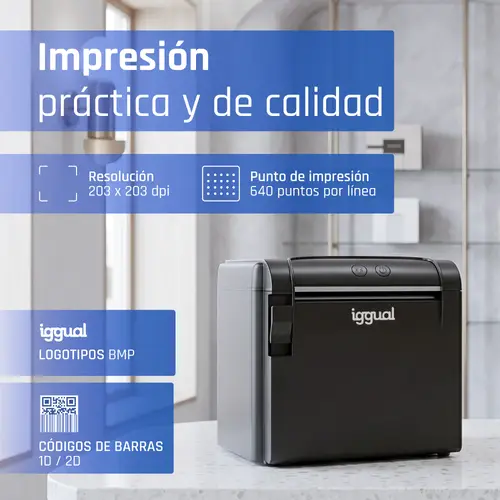 Impresora Térmica TP9000 USB+RJ45(RS232)+Ethernet - Imagen 7