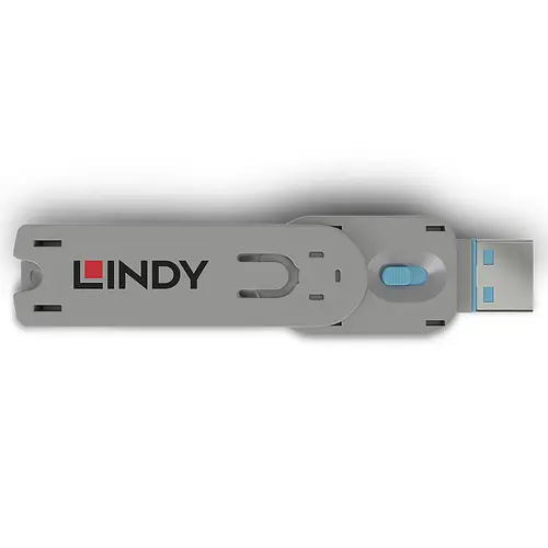 40622 bloqueador de puerto Llave de bloqueador de puerto USB tipo A Azul Acrilonitrilo butadieno estireno (ABS) 1 pieza(s) - Imagen 2