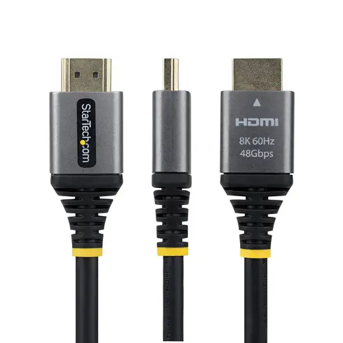 Cable HDMI 2.1 Certificado de Ultra Alta Velocidad de 0,3m - 8K 60Hz - 4K 120Hz - Cable HDMI 2.1 con HDR10+ eARC - 48Gbps - Cable HDMI 8K para Monitor/TV - Imagen 3