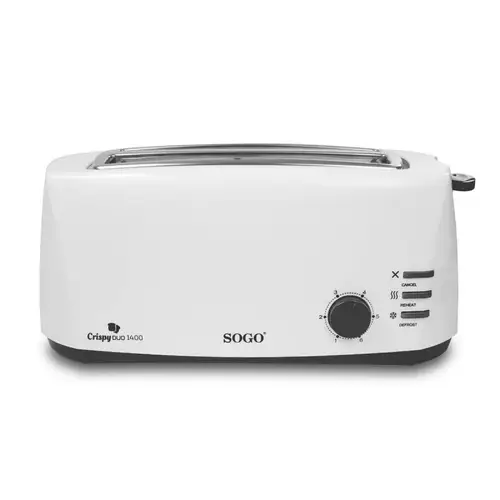 TOS-SS-5485 tostadora 6 2 rebanada(s) 1400 W Blanco - Imagen 1
