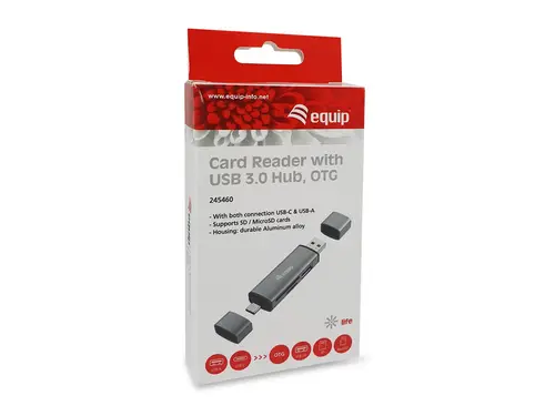 245460 lector de tarjeta USB 3.2 Gen 1 (3.1 Gen 1) Type-A/Type-C Gris - Imagen 6