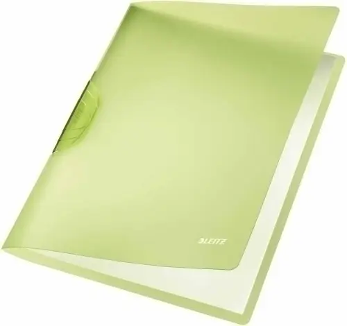 DOSSIER CLIP LEITZ RAINBOW 30h VERDE - Pack de 6 unidades