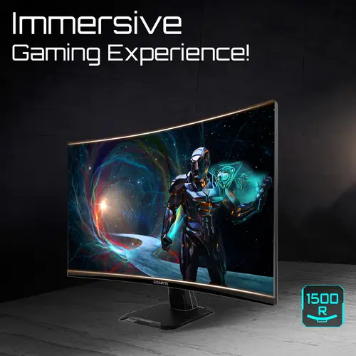 GS27QCA 27" Monitor Curvo para Gaming QHD - 2560 x 1440, 180Hz, 1ms, 250 cd/m², FreeSync, HDR Ready, HDMI 2.0, DisplayPort 1.4 - Imagen 7