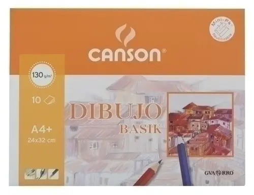 LAMINA G-C DIBUJO BASIK M.PK 10 A4+ LISA
