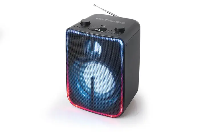 M-1802 DJ Altavoz monofónico portátil Negro 60 W