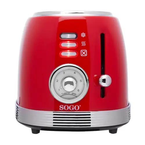 TOS-SS-5460 tostadora 6 2 rebanada(s) 850 W Rojo - Imagen 1