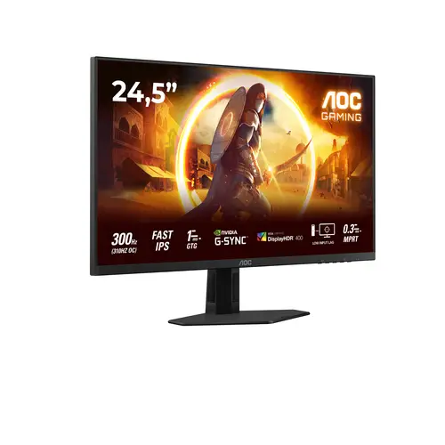 G4 25G4SRE pantalla para PC 62,2 cm (24.5") 1920 x 1080 Pixeles Full HD LED Negro, Rojo - Imagen 2